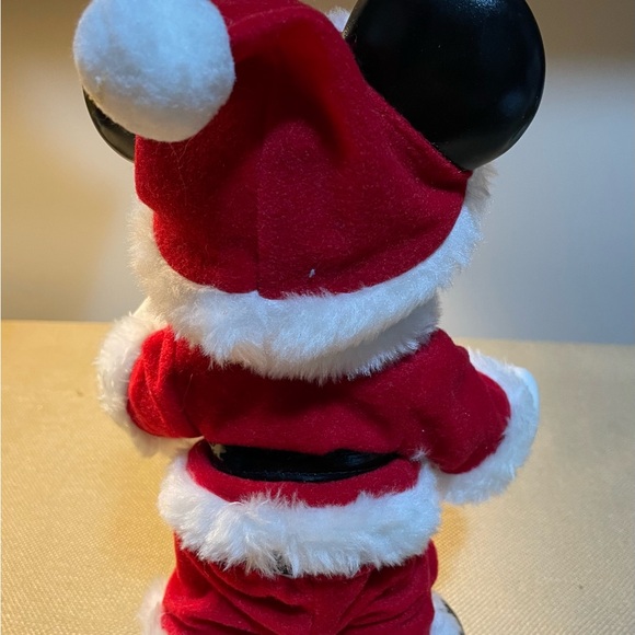 Vintage Arco 10” Posable Santa Mickey Mouse Doll Figure - No Bell or Card - Picture 4 of 9